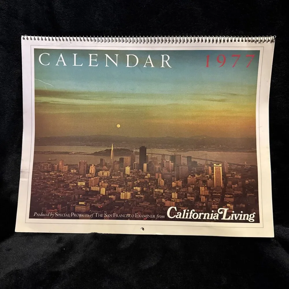 California Living The Special Projects Department 1977 Wall Calendar